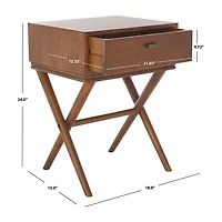 Safavieh Sixtine 1-Drawer Nightstand