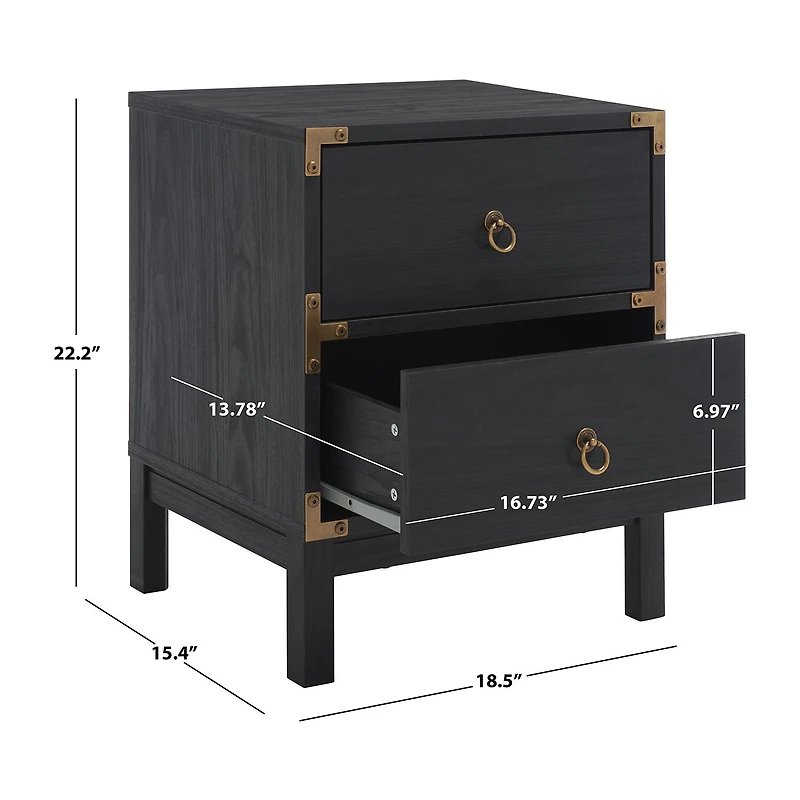 Safavieh Galio 2-Drawer Nightstand