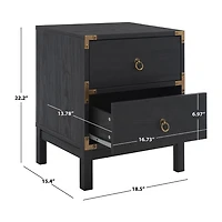 Safavieh Galio 2-Drawer Nightstand