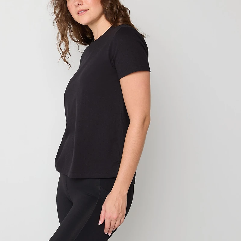 Xersion Womens 2 Pack Cotton Crew Neck Short Sleeve T-Shirt