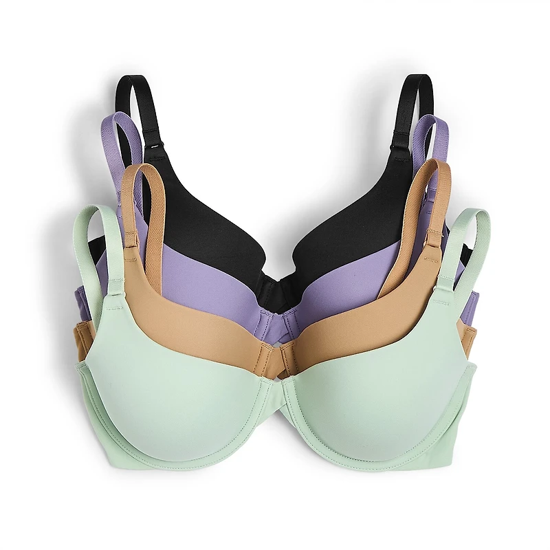 Ambrielle Womens Medium Support Demi Bra