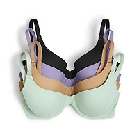 Ambrielle Womens Medium Support Demi Bra