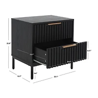 Safavieh Lylia 2-Drawer Nightstand
