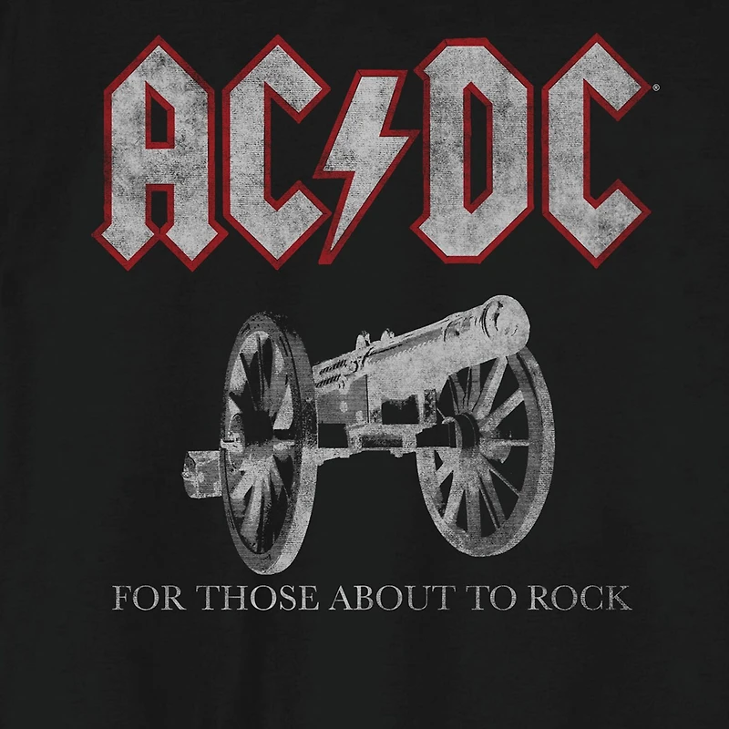 Mens Short Sleeve AC/DC Graphic T-Shirt
