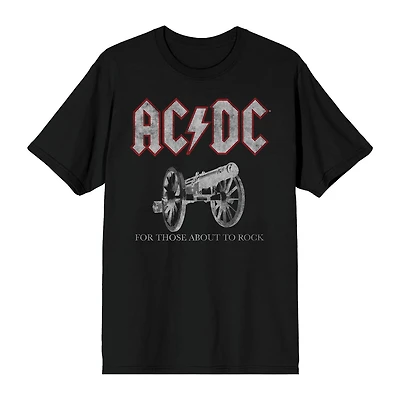 Mens Short Sleeve AC/DC Graphic T-Shirt