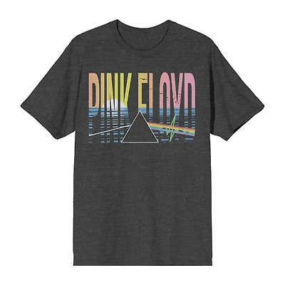 Mens Short Sleeve Pink Floyd Graphic T-Shirt