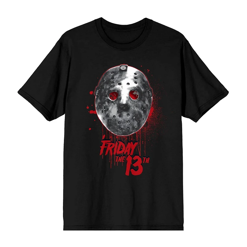 Mens Short Sleeve Friday The 13th Graphic T-Shirt