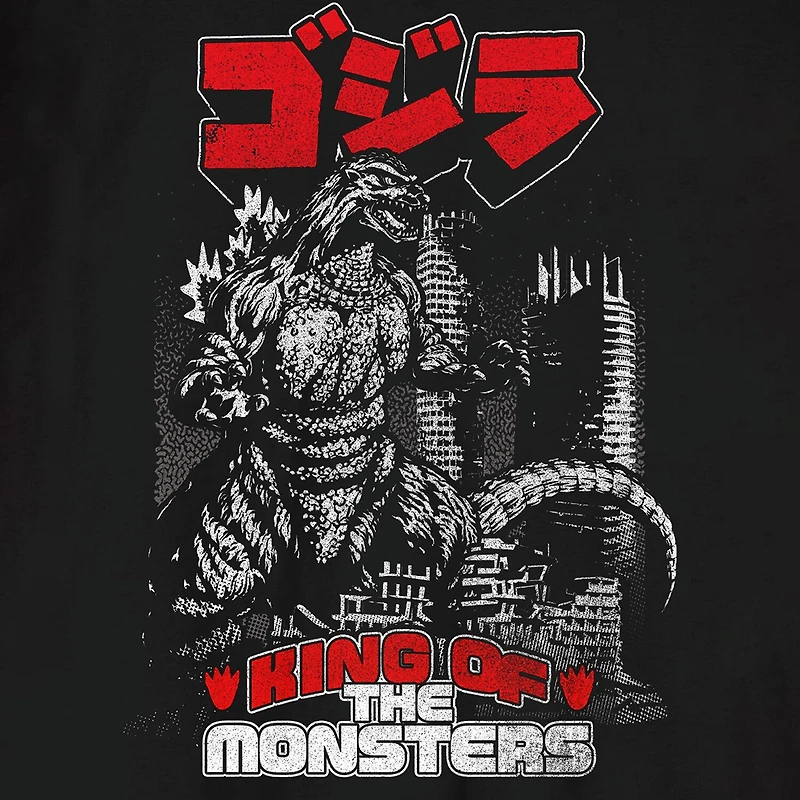 Mens Short Sleeve Godzilla Graphic T-Shirt