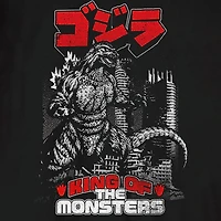 Mens Short Sleeve Godzilla Graphic T-Shirt