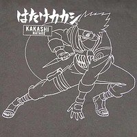 Novelty Mens Crew Neck Short Sleeve Relaxed Fit Naruto Graphic T-Shirt