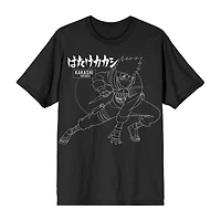 Novelty Mens Crew Neck Short Sleeve Relaxed Fit Naruto Graphic T-Shirt