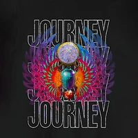 Novelty Journey Mens Crew Neck Short Sleeve Relaxed Fit Graphic T-Shirt