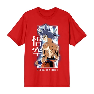 Novelty Mens Crew Neck Short Sleeve Relaxed Fit Dragon Ball Z Graphic T-Shirt