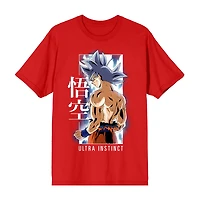 Novelty Mens Crew Neck Short Sleeve Relaxed Fit Dragon Ball Z Graphic T-Shirt
