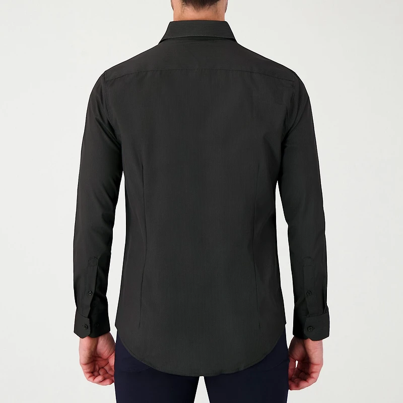 Report Collection Performance Mens Long Sleeve Modern Fit Wrinkle Free Button-Down Shirt
