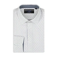 Report Collection Performance Mens Long Sleeve Modern Fit Wrinkle Free Button-Down Shirt
