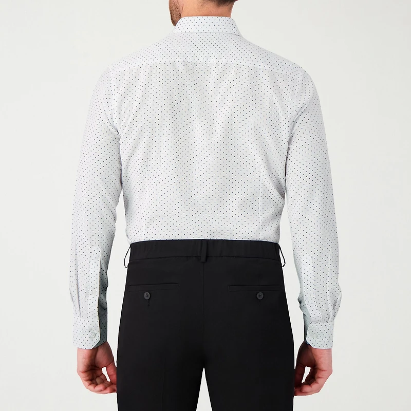 Report Collection Performance Mens Long Sleeve Modern Fit Wrinkle Free Button-Down Shirt