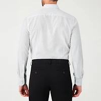 Report Collection Performance Mens Long Sleeve Modern Fit Wrinkle Free Button-Down Shirt