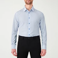 Report Collection Performance Mens Long Sleeve Modern Fit Wrinkle Free Button-Down Shirt