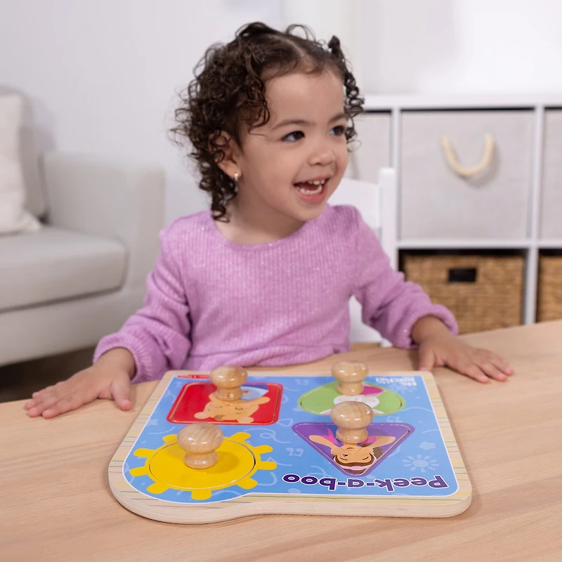 Melissa & Doug Ms. Rachel Jumbo Knob 4-pc. Puzzle