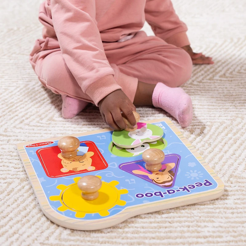 Melissa & Doug Ms. Rachel Jumbo Knob 4-pc. Puzzle