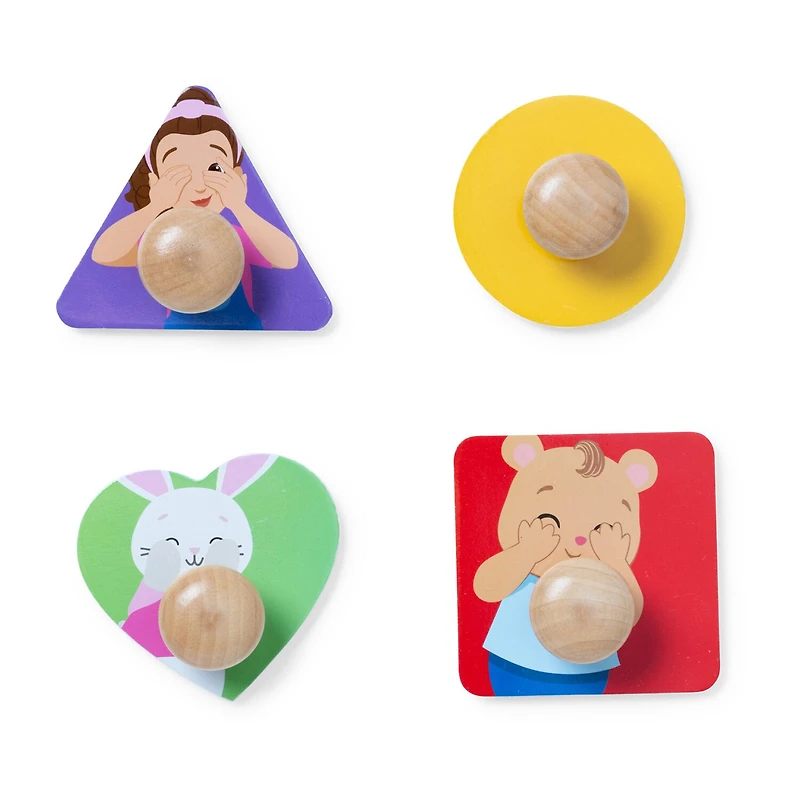 Melissa & Doug Ms. Rachel Jumbo Knob 4-pc. Puzzle