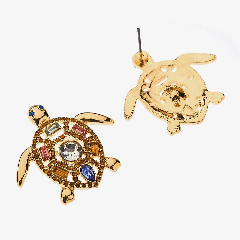 Bijoux Bar Womens Glass Drop Earrings