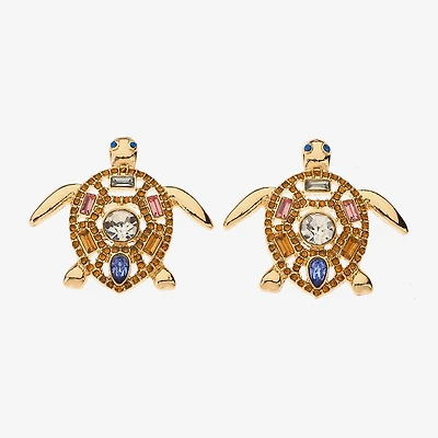 Bijoux Bar Womens Glass Drop Earrings