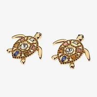 Bijoux Bar Womens Glass Drop Earrings