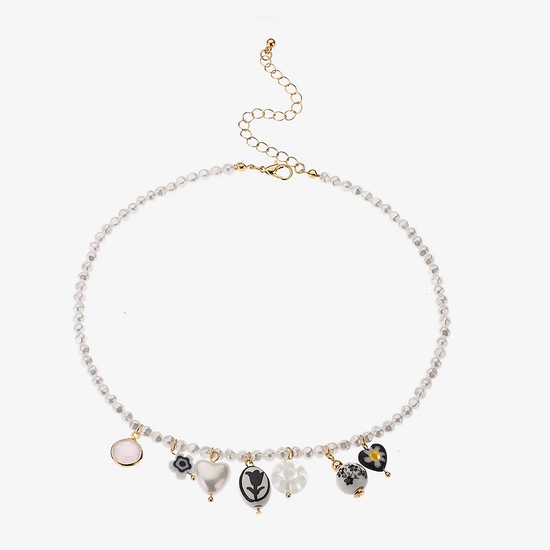 Arizona Womens 18 Inch Statement Necklace