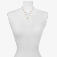 Bijoux Bar Delicates Womens Glass 16 Inch Strand Necklace