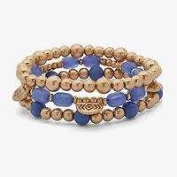 a.n.a Womens 3-pc. BEADED Bracelet Set