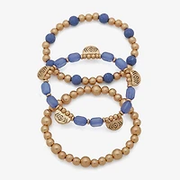 a.n.a Womens 3-pc. BEADED Bracelet Set