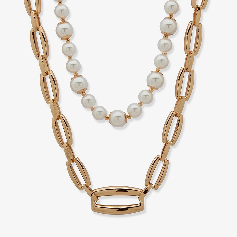 Worthington Womens 17 Inch Strand Necklace