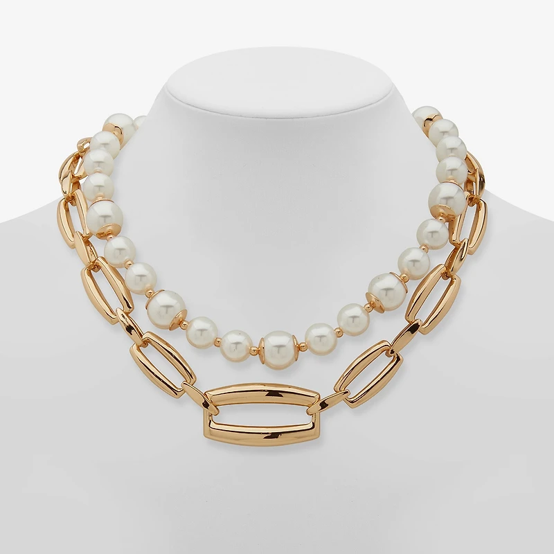 Worthington Womens 17 Inch Strand Necklace