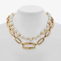 Worthington Womens 17 Inch Strand Necklace