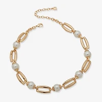 Worthington Womens 17 Inch Collar Necklace