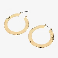 Bold Elements Womens 2 1/4 Inch Hoop Earrings