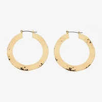 Bold Elements Womens 2 1/4 Inch Hoop Earrings