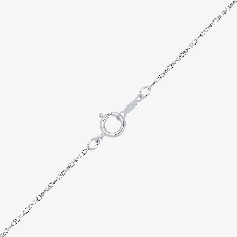 Limited Quantities! Womens 1/10 CT. T.W. Natural White Diamond Sterling Silver Claddagh 18 Inch Pendant Necklace