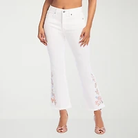 JS Jessica Simpson Womens High Rise Stretch Fabric Flare Leg Jean