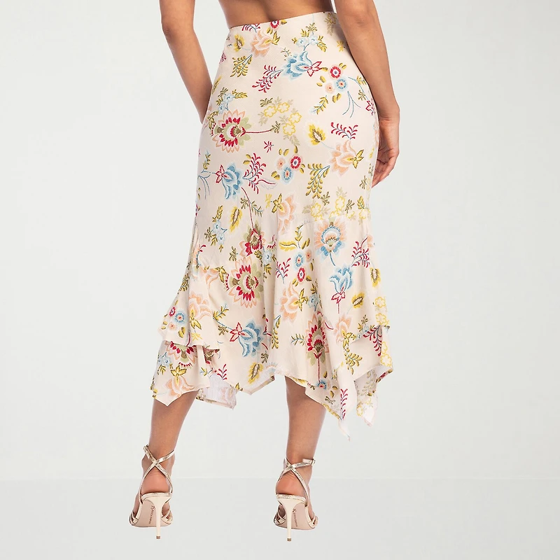 JS Jessica Simpson Womens Midi A-Line Skirt