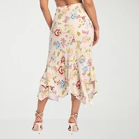 JS Jessica Simpson Womens Midi A-Line Skirt