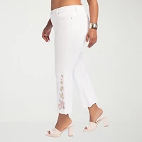 JS Jessica Simpson Womens - Plus High Rise Flare Leg Jean
