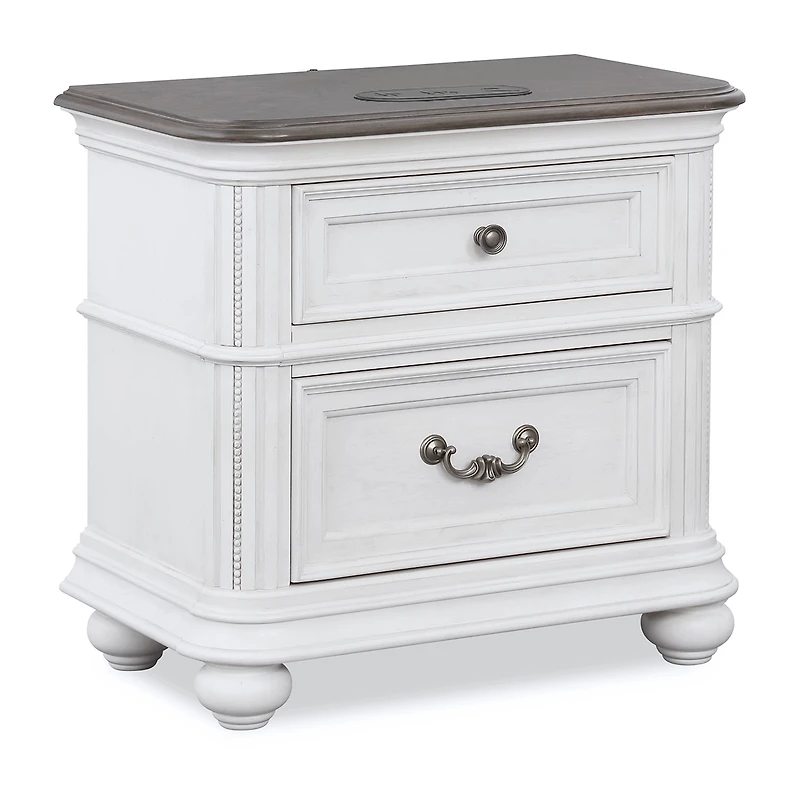 AVALON FURNITURE Lucia 2-Drawer Nightstand