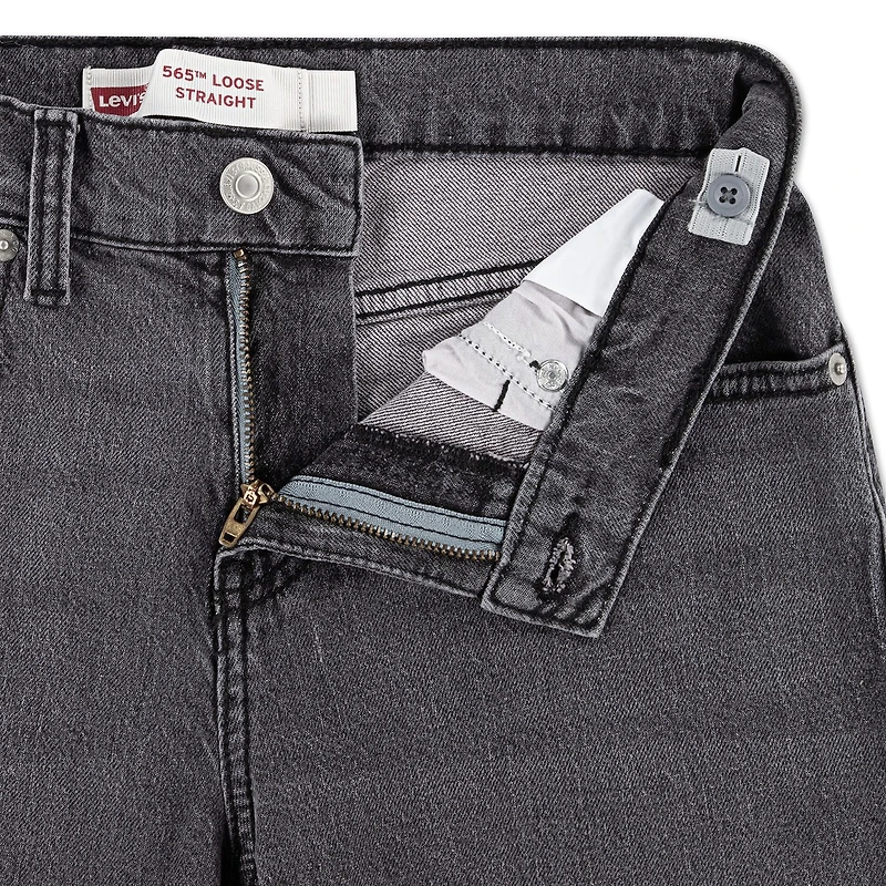 Levi's® Big Kid Boys Adjustable Waist 565™ Straight Leg Loose Fit Jean