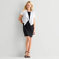 Perceptions Womens Short Sleeve Shrug