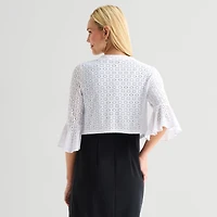 Perceptions Womens 3/4 Sleeve Shrug