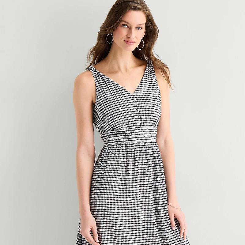 52seven Womens V Neck Sleeveless Maxi Dress