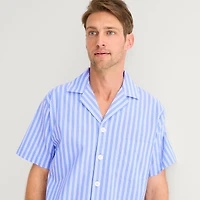 Stafford Mens Short Sleeve 2-pc. Pajama Set